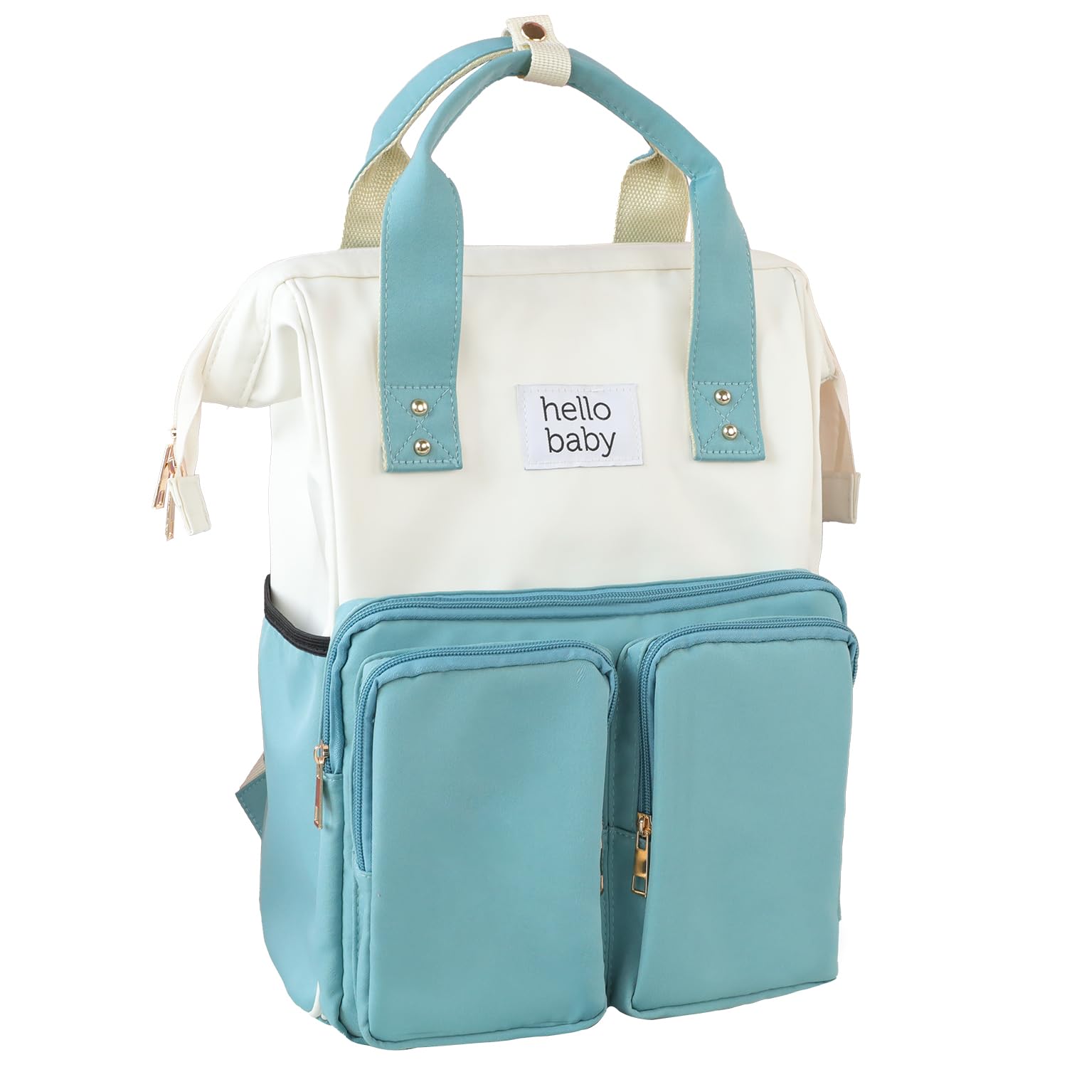 Hello Bag Large Diaper Bag w/ Changing Pad(Blue)
