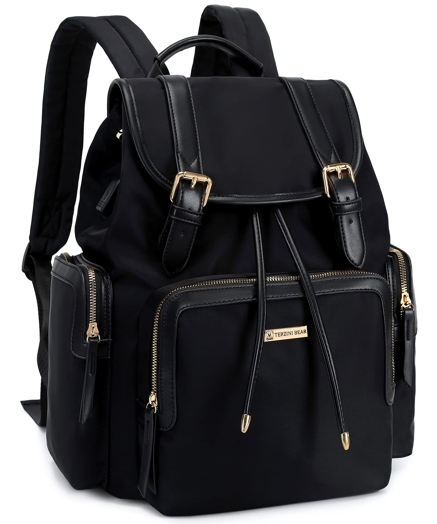 Terzini Bear Diaper Bag Backpack (Black)